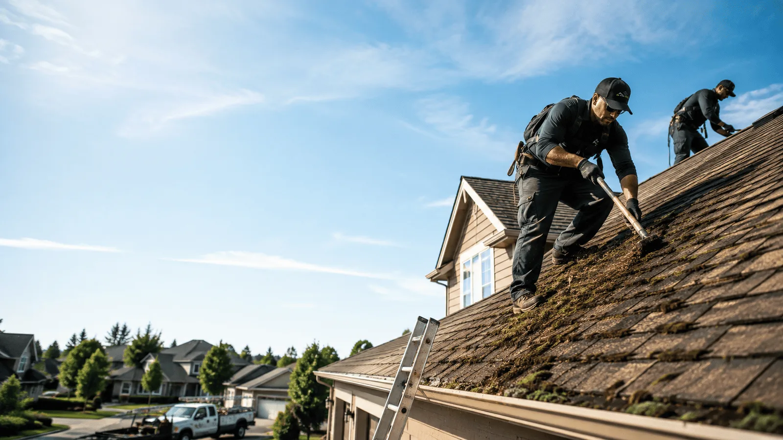 Roof Moss Removal in Valliant, OK near me